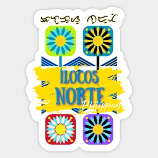 Baybayin word Ilocos Norte Sticker